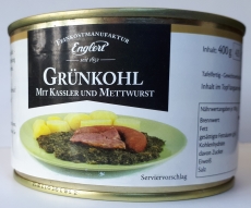 Grünkohl mit Kasseler u. Mett 400g tafelfertig